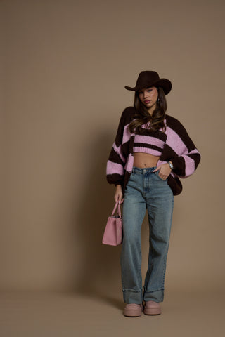 Jeans slavato TURN-UP CLEAR