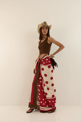 GONNA PAREO POSITANO ROUGE