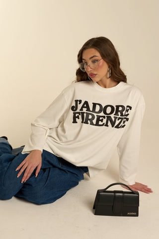 Maglia a manica lunga J’ADORE FIRENZE