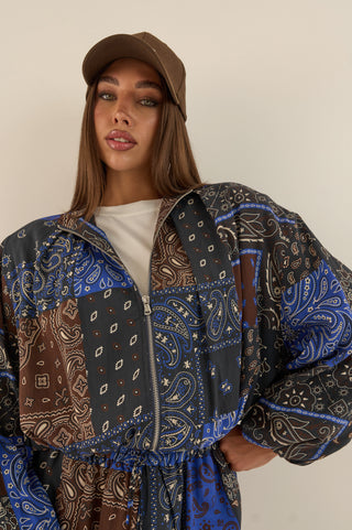 GIACCA BOMBER BLUE BANDIT