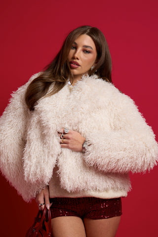 Eco Pelliccia MONGOLIA WHITE