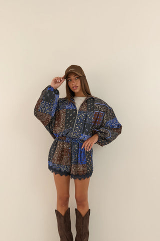 GIACCA BOMBER BLUE BANDIT