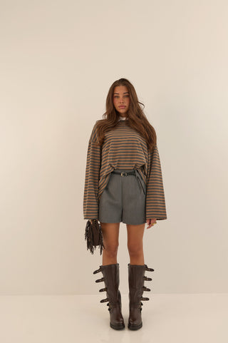 SHORTS SARTORIALE DANDY GRIGIO