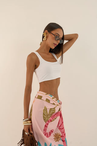 TOP MINI LISCIO BIANCO