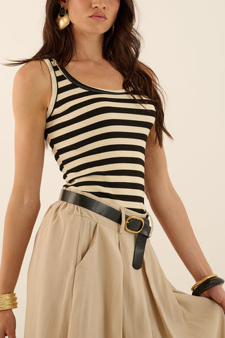 CANOTTA A COSTINE STRIPE