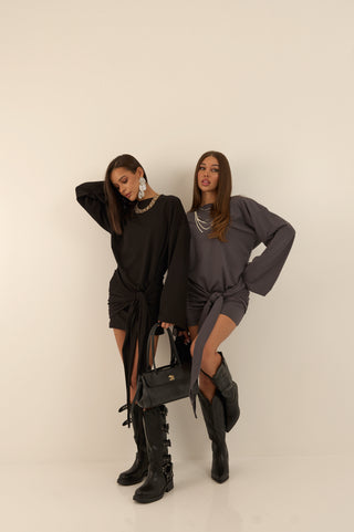 ABITO IN MAGLIA VERTIGINE NERO