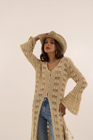 CARDIGAN CROCHET BOHEME