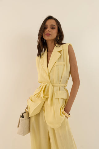 COORDINATO VISCOSA TAORMINA GIALLO