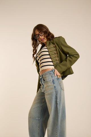 DENIM LIGHT BALLON JEANS