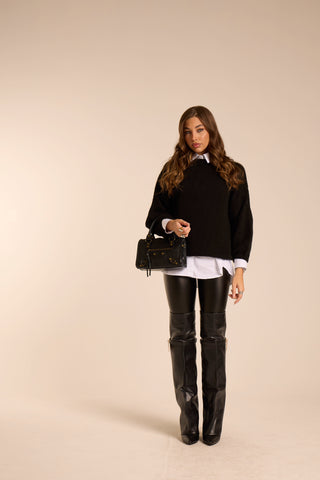 Pullover basico oversize