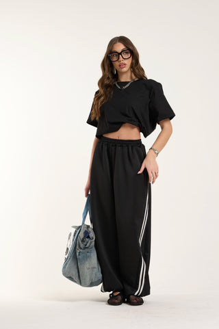 TRACK BALLON BLACK AND WHITE