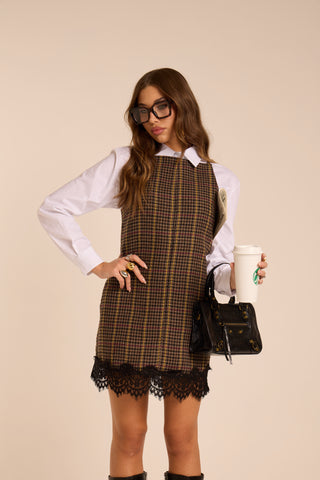 Abito con pizzo TWEED