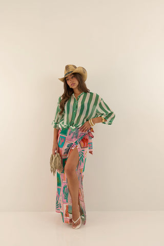 GONNA PAREO LUNGA RETRO'