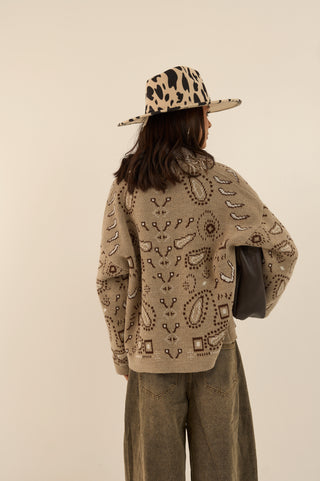 MICRO CARDIGAN DALLAS BEIGE