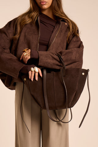 Bag suede LARGÉ