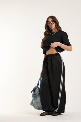 TRACK BALLON BLACK AND WHITE