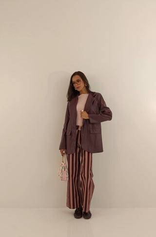 BLAZER OVERSIZE CROCODILE