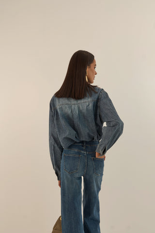 JEANS GAMBA DRITTA SCURO