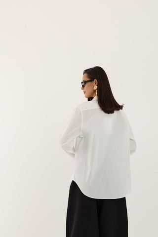 CAMICIA OVERSIZE BIANCA