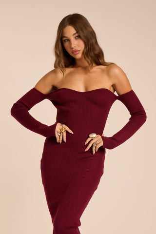 Abito lungo in maglia GINEVRA