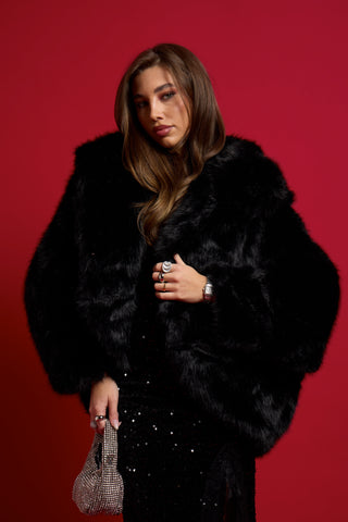 Eco Pelliccia MYN BLACK