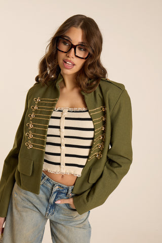 OLIVE REGALIA JACKET