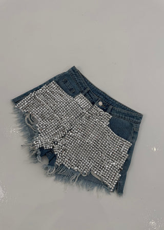SHORTS CARTOON BLU