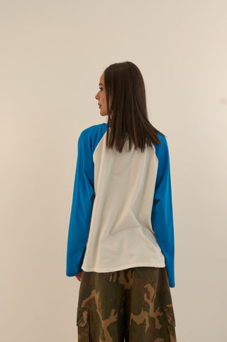 MAGLIA BASEBALL BLU