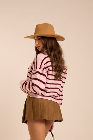 Cardigan BLUSH STIPE