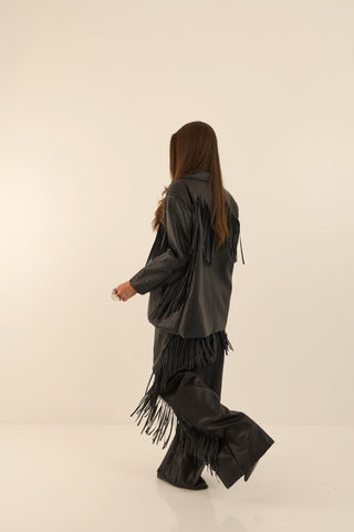 PANTALONE CON FRANGE FATAL