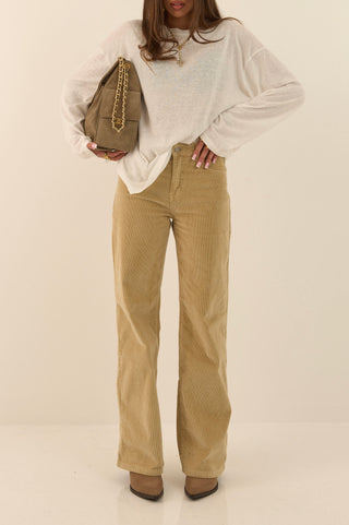 SANDY VELLUTO DENIM JEANS