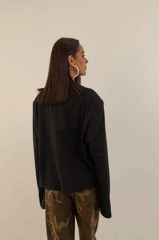 MAGLIA OVER AVERY NERO