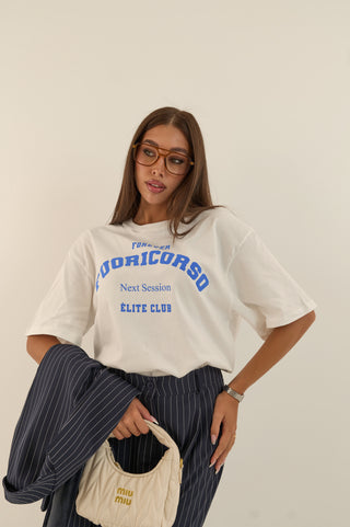 T-SHIRT FUORICORSO BLU