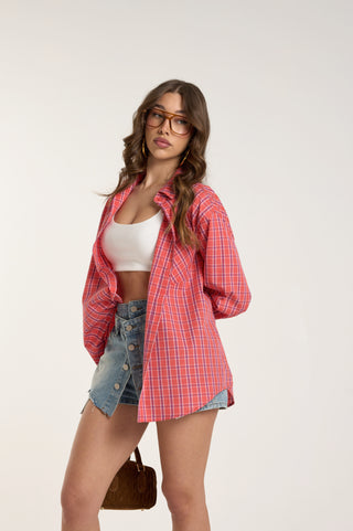 CAMICIA A QUADRI VIBRA