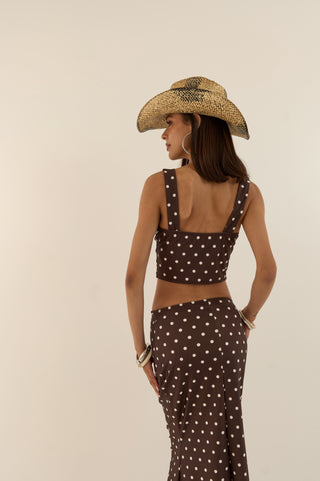 COORDINATO SIRENA POIS MARRONE