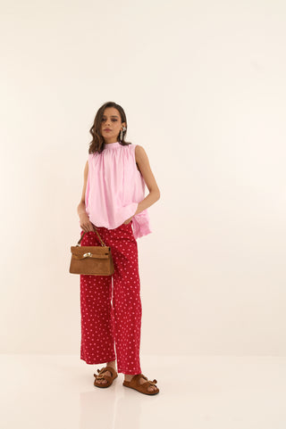 CAMICIA CON FIOCCO ROSA CANDY