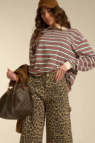 LEOPARD CARGO bermuda