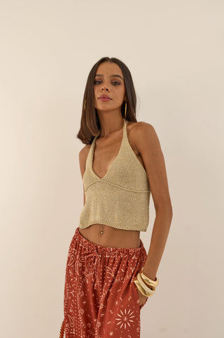 PANTALONE BANDANAS TERRACOTTA