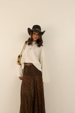 MAGLIA SQUADRATA BEL BIANCO