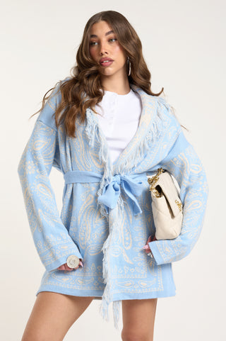 Cardigan Jacquard LIGHTAZUL