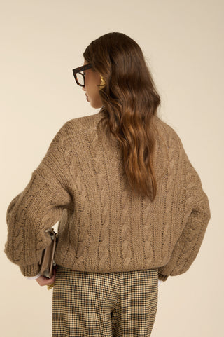Pullover CABLE CAMEL