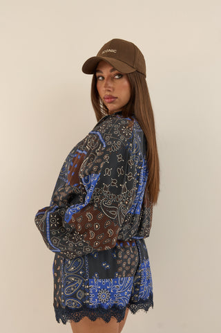 GIACCA BOMBER BLUE BANDIT