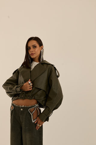 GIACCA TRENCH CROP BERLIN