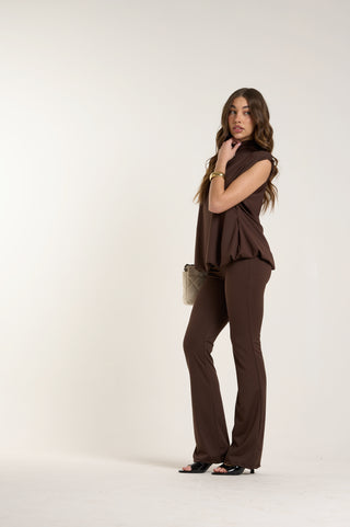 JUMPSUIT DARK CHOCOLATE
