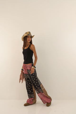 PANTALONE BANDANAS MULTICOLORE