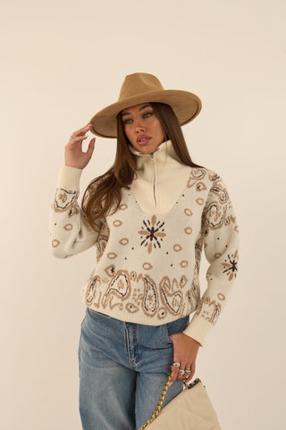MAGLIONE ZIP RANGER BURRO