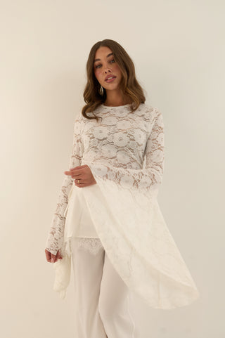MAGLIA MANTELLA IN PIZZO