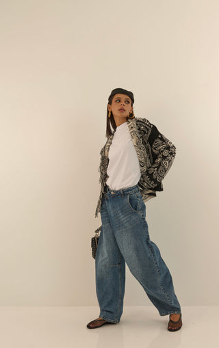 JEANS VITA ASIMMETRICA TWIST