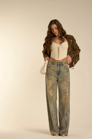 RHINESTON BRILLANT jeans