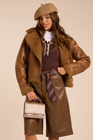 Bermuda in ecopelle GREENTIE